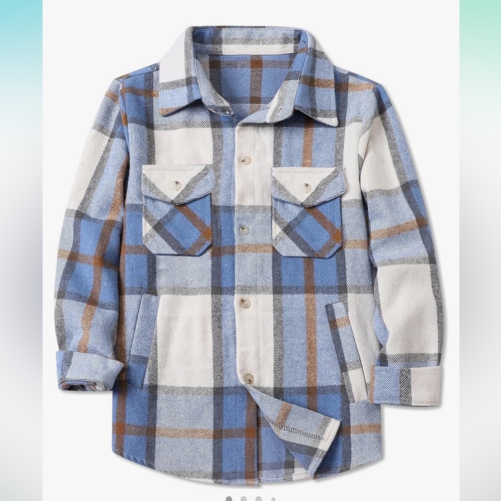 ⭐️Boys flannel long sleeve top
